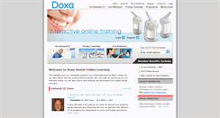 Desktop Screenshot of doxadentallearning.com